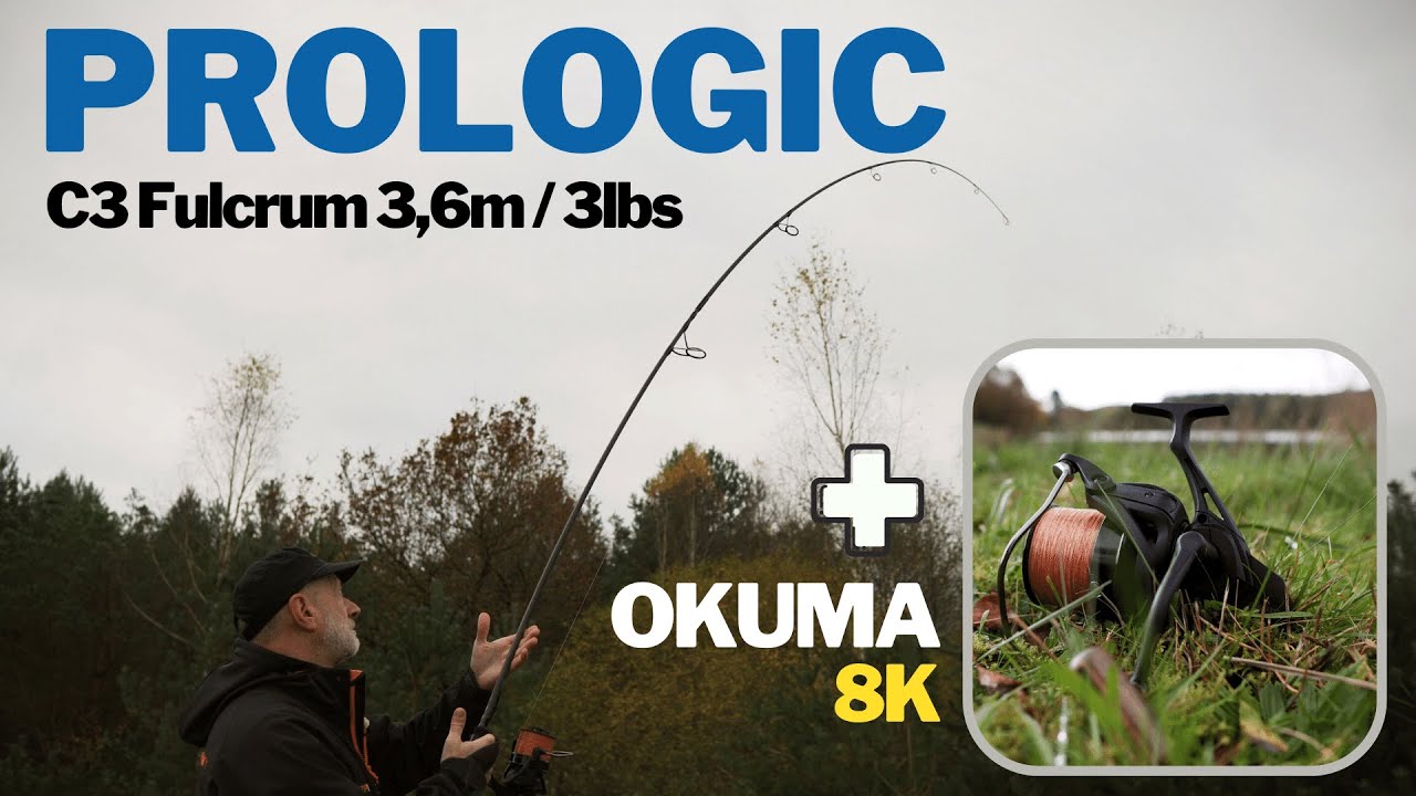 Nowość 2021 - wędka Prologic C3 Fulcrum FS i kołowrotek Okuma 8K
