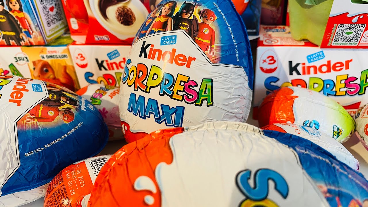 Playmobil Maxi Compilation Kinder Surprise ASMR Unboxing 