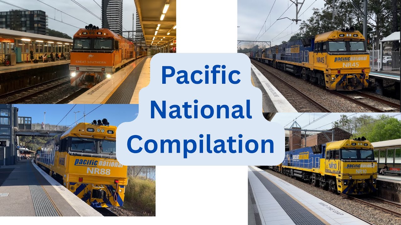 Pacific National trains compilation