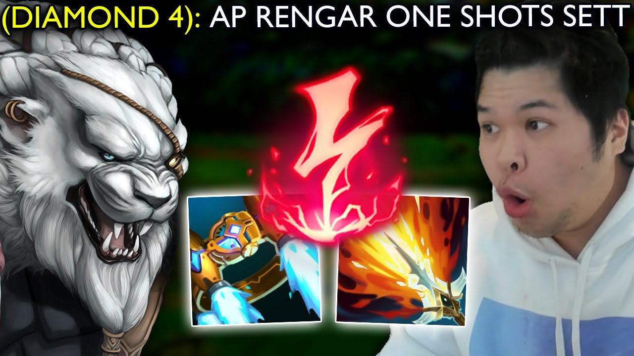 I tried a MASTER TIER AP RENGAR's build.. and it's actually pretty smurf (Double W 1 Shots)