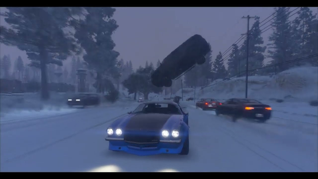 Winter police chase GTA 5