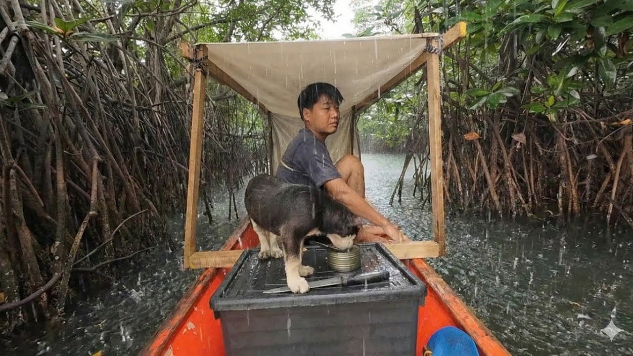 Rainy Canoe Camping – Finding a Campsite, Fishing & Cooking Delicious Meals