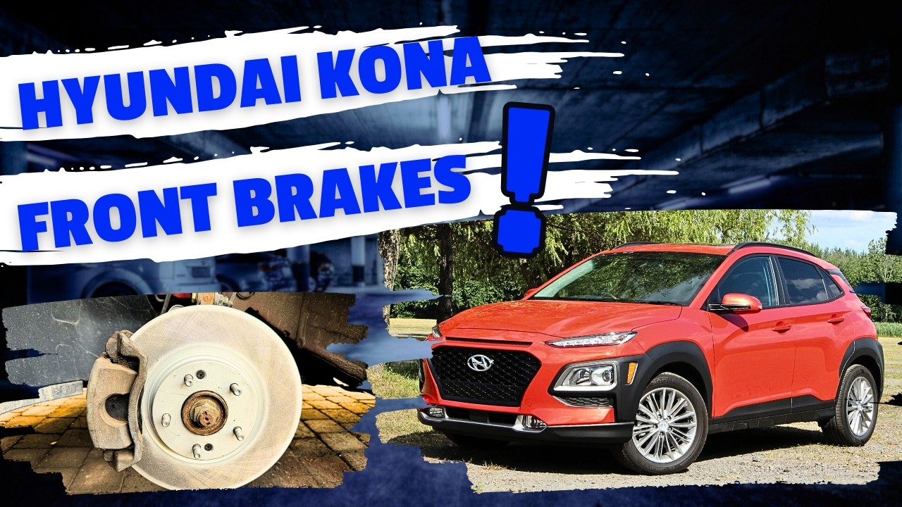 How To Replace Front Brake Pad & Rotors | Hyundai Kona 2018-2023 AWD |