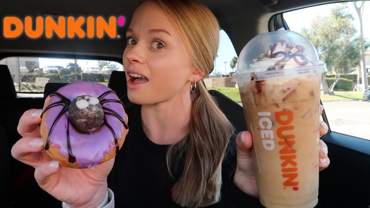 Обзор НОВОГО Dunkin' Donuts Candy Bar Signature Latte