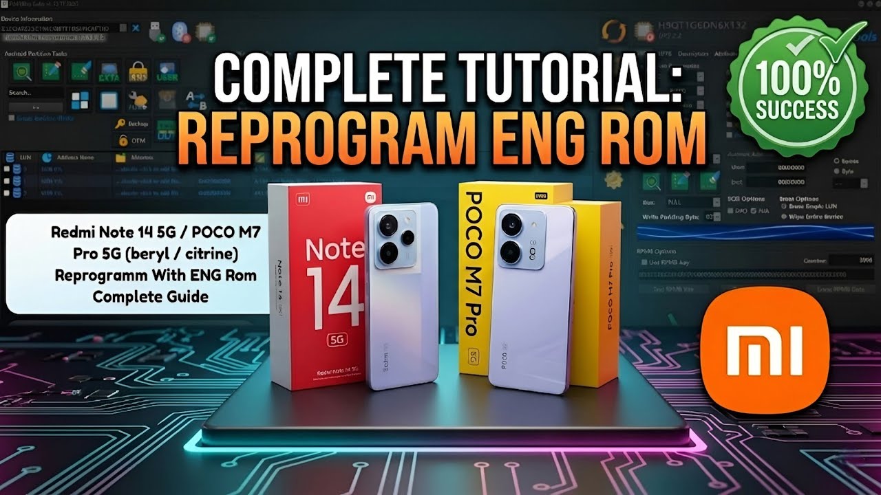 Redmi Note 14 5G [Beryl/citrine] Reprogramm With Eng Rom Complete Tutorial Guide Flash64 Ultra🔥✅