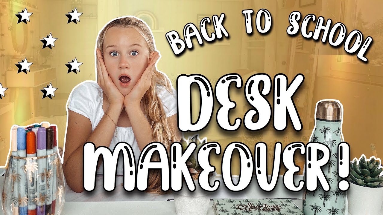 BACK TO SCHOOL SHOPPING & DESK MAKEOVER SCHREIBTISCH AUFRÄUMEN & ORGANISIEREN | MaVie Noelle