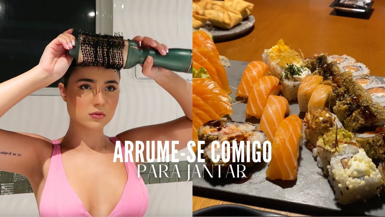 GRWM ♡ arrume-se comigo para jantar no restaurante japonês!