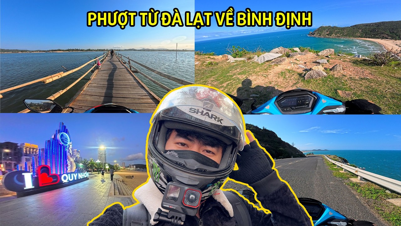 PHƯỢT TỪ ĐÀ LẠT VỀ QUÊ NHÀ BÌNH ĐỊNH - Càng Chạy Càng Mê | Quân Hái Sao