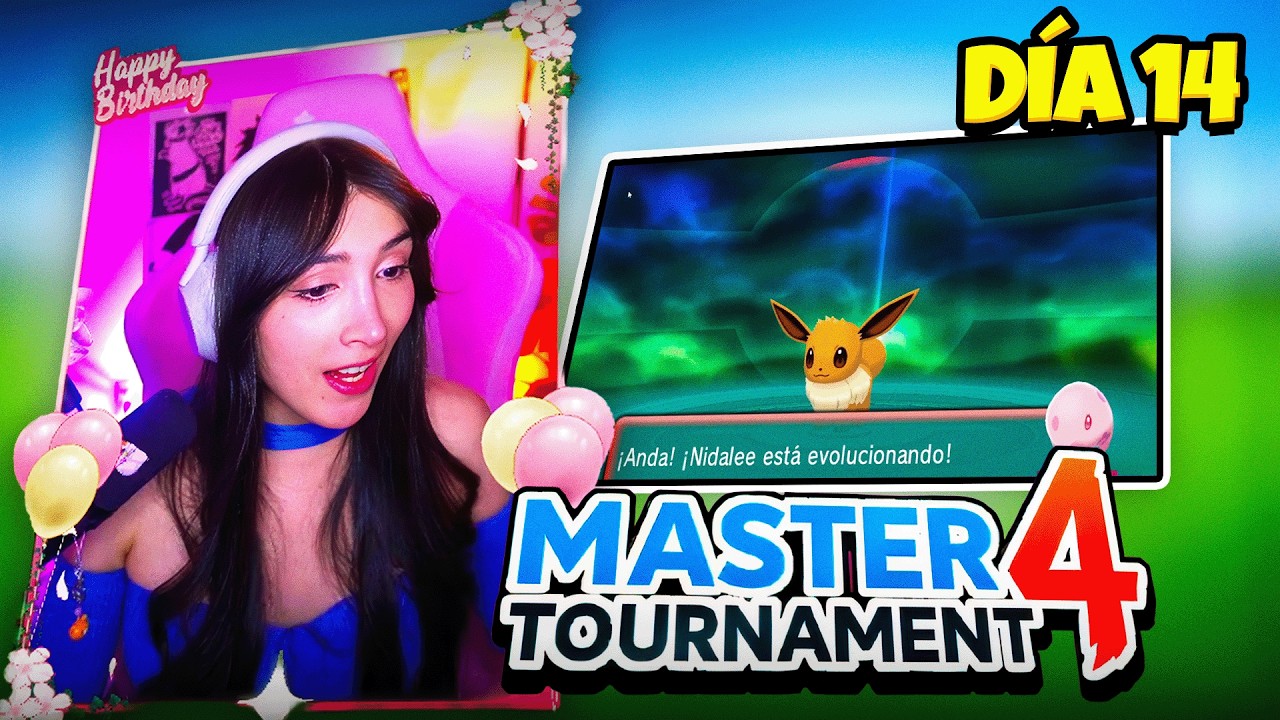 DE CUMPLEAÑERA TERMINANDO EL TRAMO! 🎊💋🥳 | NEZUMI EN POKEMON MASTER TOURNAMENT 4 | DÍA 14
