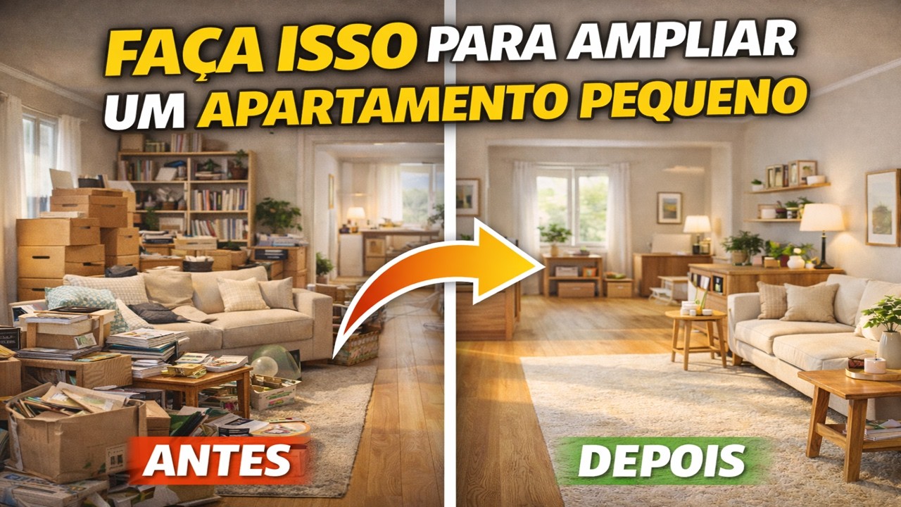 9 Dicas para Organizar uma Casa Pequena (E FAZER ELA PARECER MAIOR)