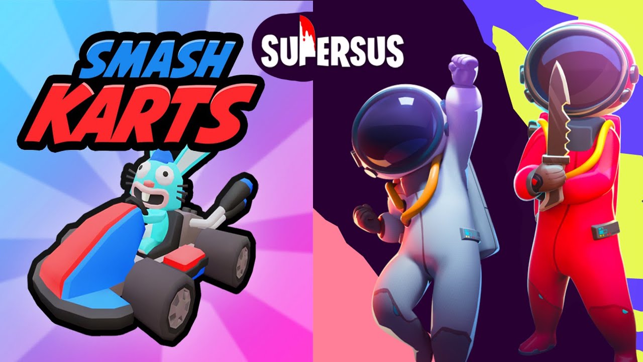 【🔴LIVE】Super Sus & Smash Karts Gameplay Live  #90sGamerYT