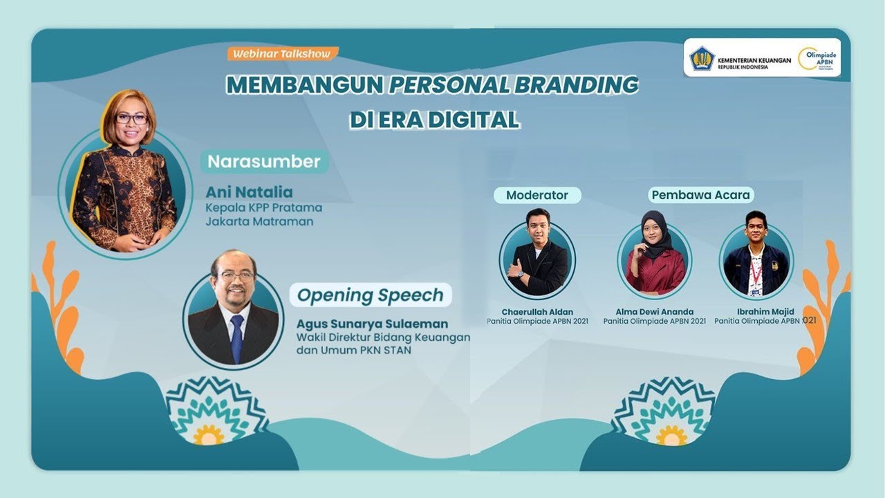 Webinar Talkshow: Membangun Personal Branding Di Era Digital