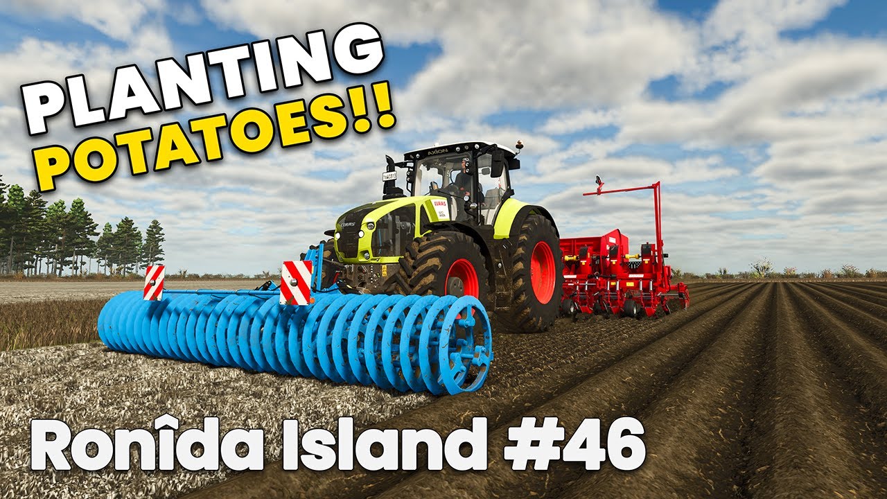 PLANTING POTATOES, ONIONS, BEETS & PEAS!! Ronîda Island FS25 Timelapse Farming Simulator 25 Ep 46
