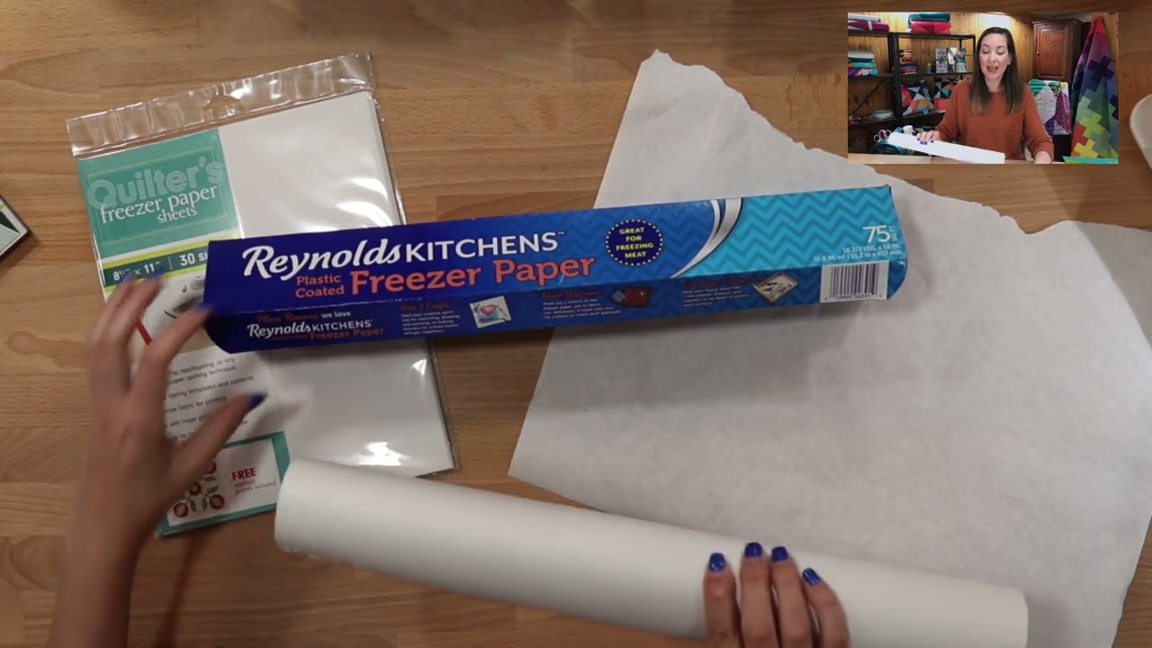 What notions do you need for Freezer Paper Piecing?