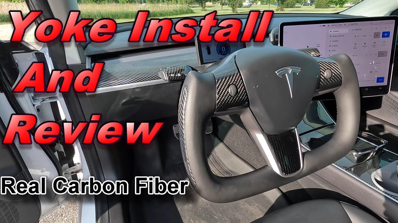 Carbon Fiber Tesery Yoke - Install - Review - NICE!