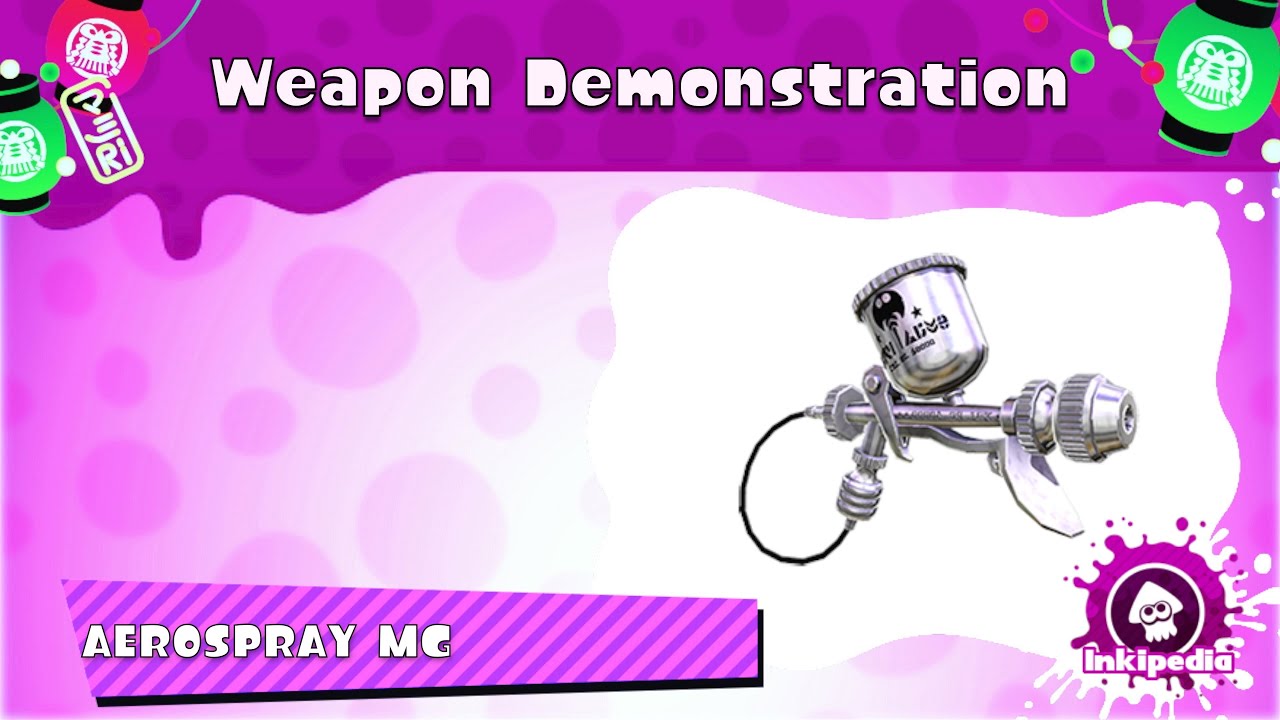 Aerospray MG ~ Weapon Demonstration (Splatoon)