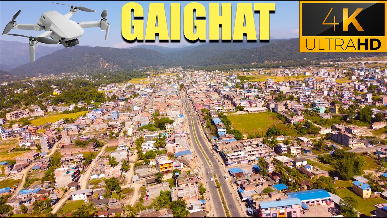 Gaighat 4k Drone shot & video - उदयपुर गाईघाट -