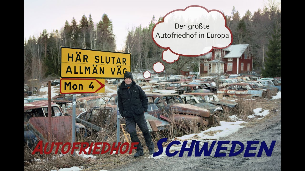 Lost Place Fotografie - Größter Autofriedhof in Schweden Båstnäs 🚗 Rost im Wald