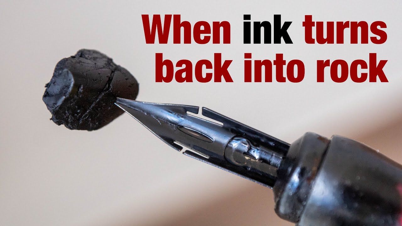 When your ink bottle is left unused for too long