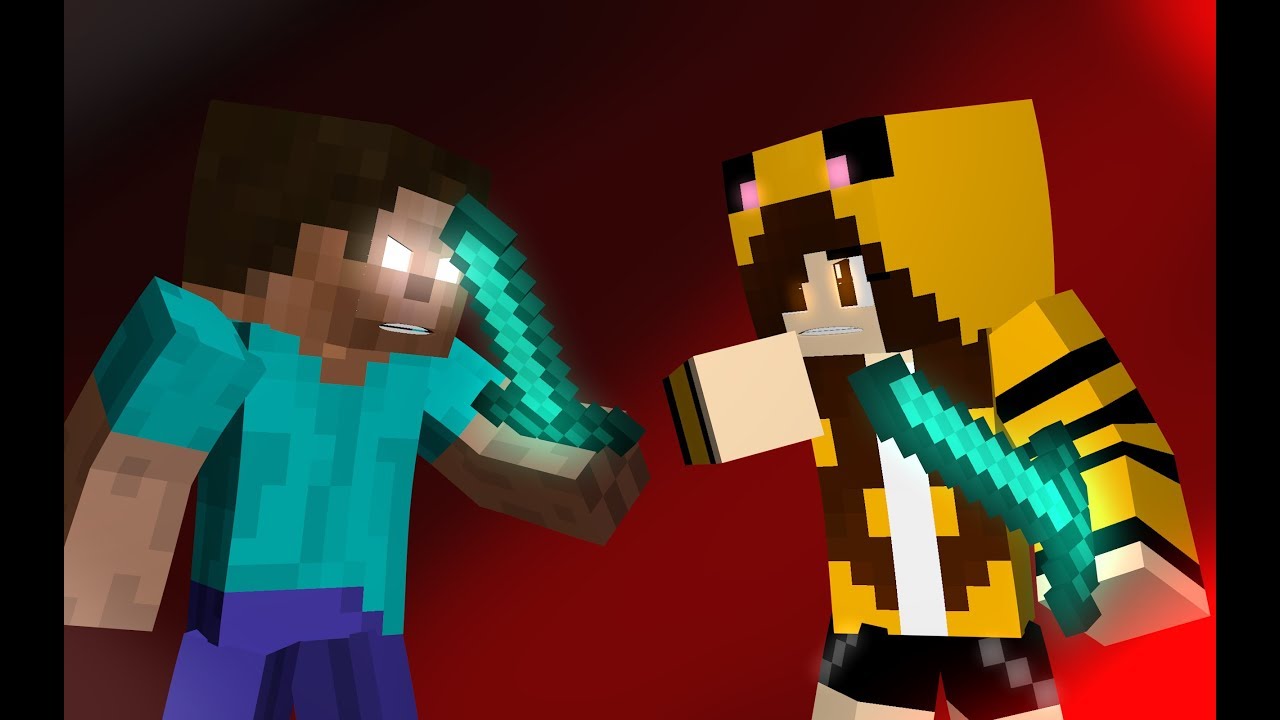 Herobrine VS PsychoGirl's Mom | Timelapse C4D