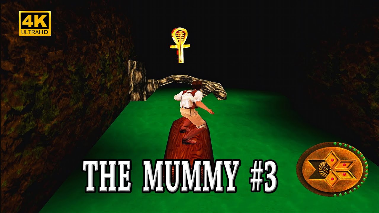 The Mummy (2000) Game PC Part 3 - Caverns of the Nile - All Perfect Zones (4K)