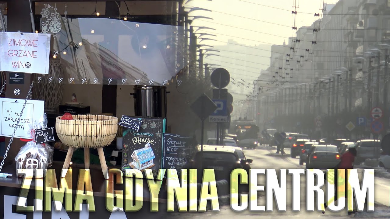 Gdynia #Centrum Plaża #Jarmark Zima Grudzień 2021