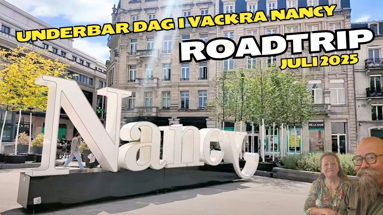 Från campingen med buss till Nancy centrum. Så så vacker innerstad, o äter underbar o billig lunch!