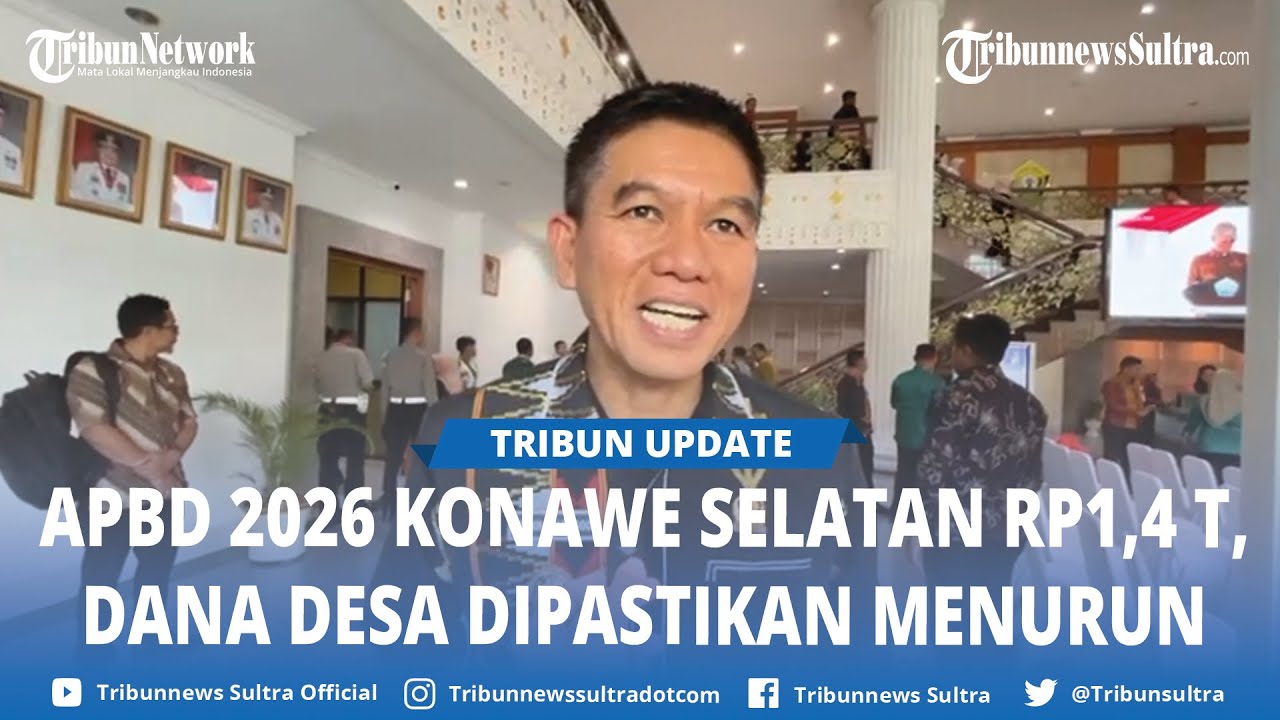 Bupati Konawe Selatan Ungkap Alokasi Dana Desa 2026 Turun, Sesuaikan APBD Konsel Rp1,4 Triliun