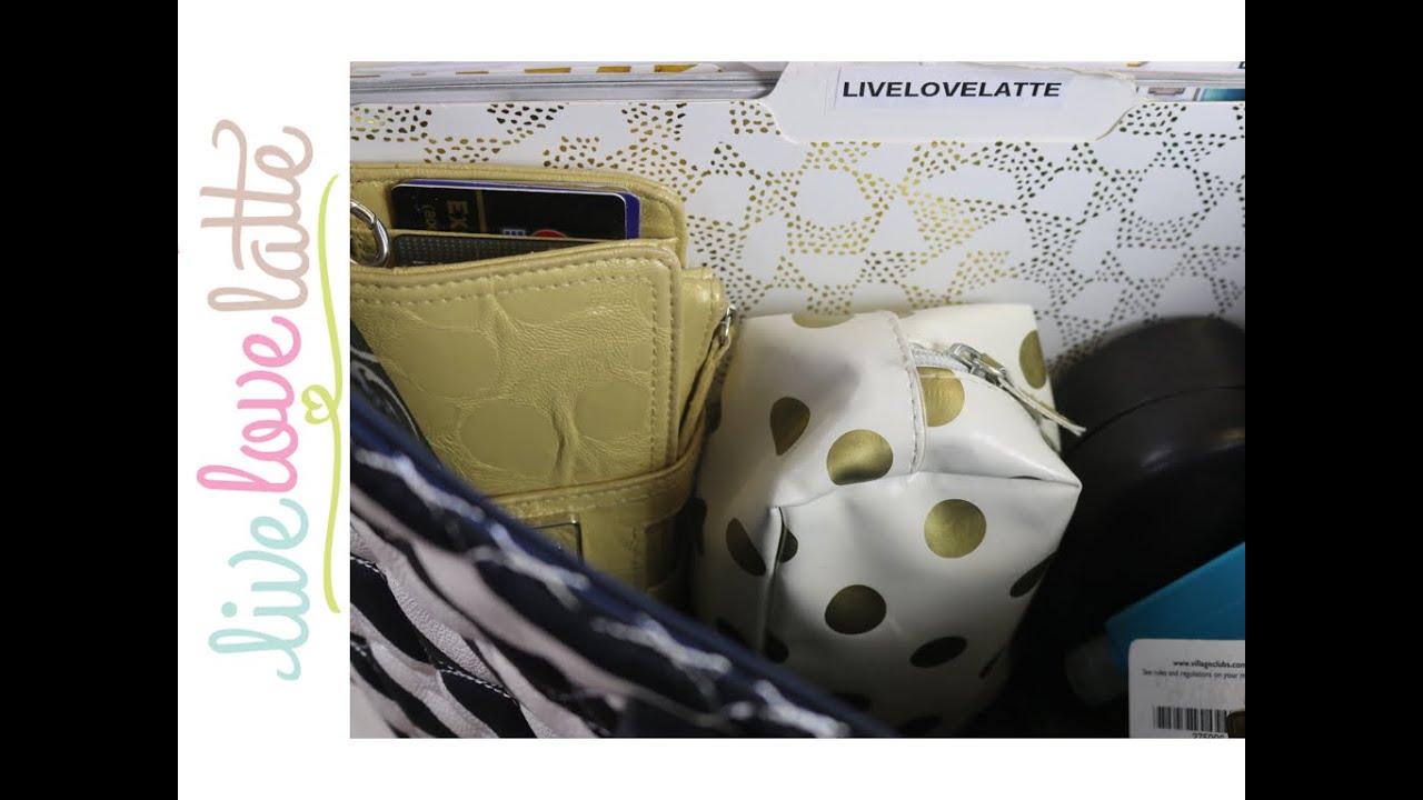 My Decluttered and Organized Workbag
