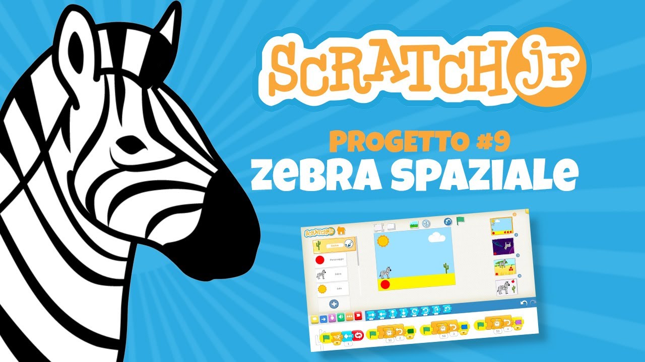Scratch Junior - Zebra spaziale