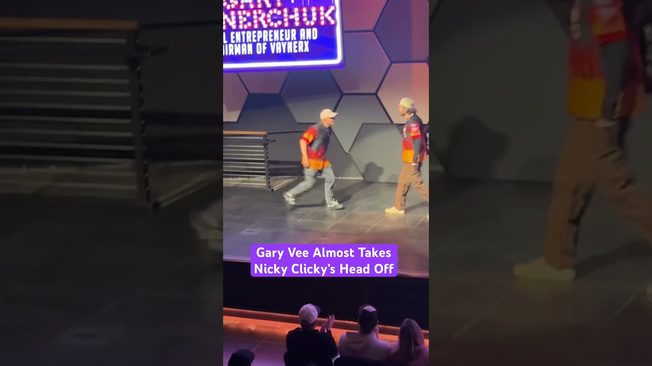 Gary Vee Almost Took Nick Turani Out On Stage 