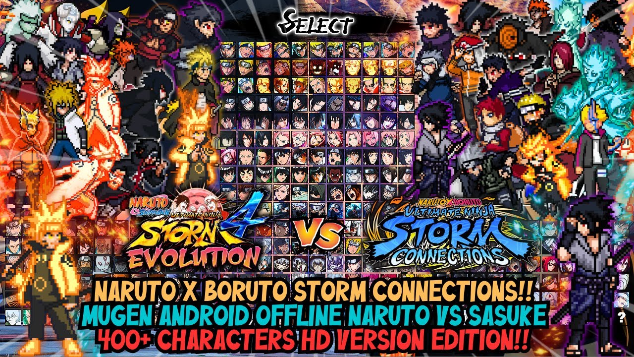 NEW‼️ NARUTO X BORUTO STORM CONNECTIONS MUGEN (400 CHARACTERS) - ANDROID OFFLINE HD VERSION 2026💯🔥