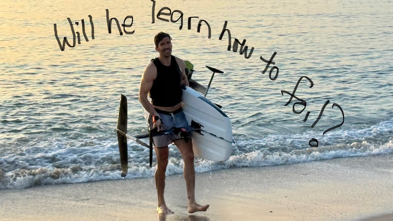 Will Uncle Mike be able to foil?? | Learn foiling w @foildrive