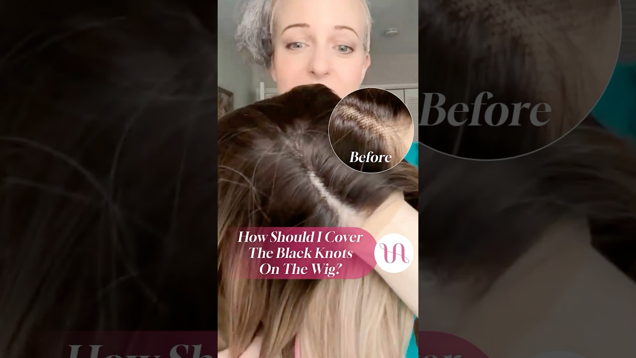 🔑 How to Cover the Black Knots on Your Wig 🔑 #uniwigs