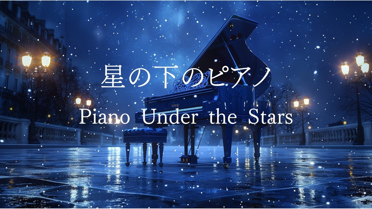 ［PianoBGM］星の下のピアノ/Piano Under the Stars  #pianoBGM #Emotional background music  #relaxingmusic