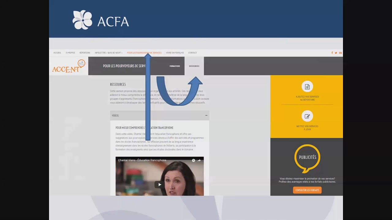 Webinaire - Introduction à la formation ACCENT : Le français dans les écoles albertaines