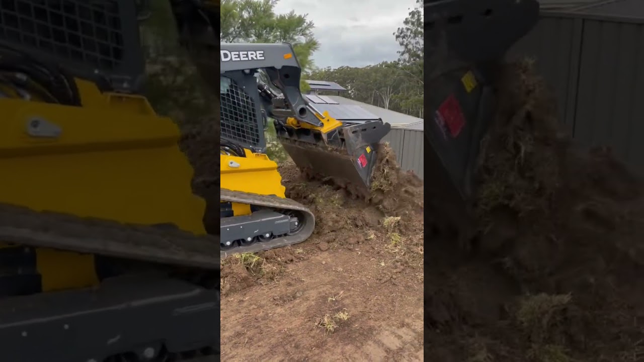 Site preparation with the John Deere 333G CTL