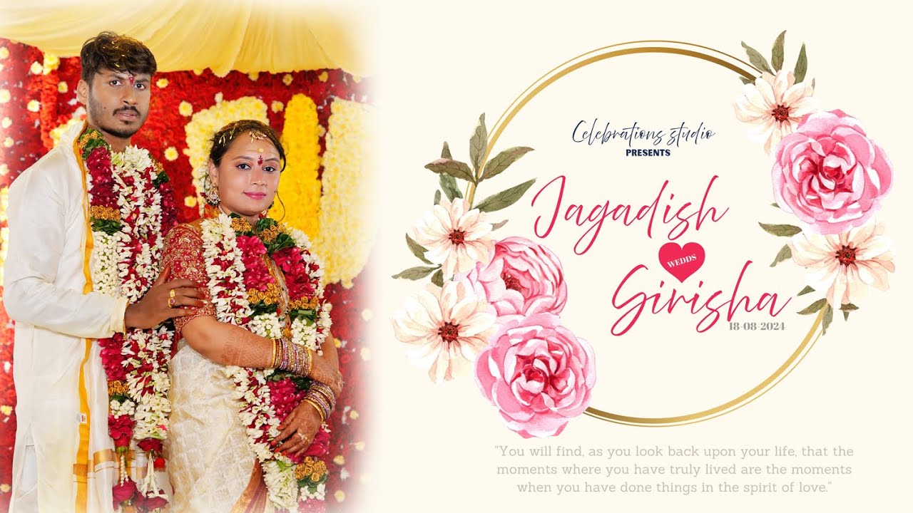 Wedding highlights  -  𝓙𝓪𝓰𝓪𝓭𝓲𝓼𝓱 ♥️ 𝓢𝓲𝓻𝓲𝓼𝓱𝓪  // CELBRATIONS STUDIO BAPATLA #bapatla
