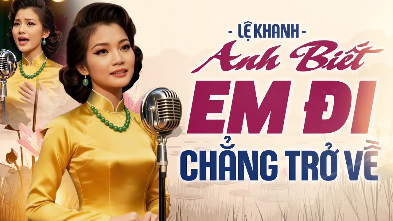 Anh Biết Em Đi Chẳng Trở Về - Lệ Khanh | Nhạc Trữ Tình Xưa Làm Say Đắm Lòng Người