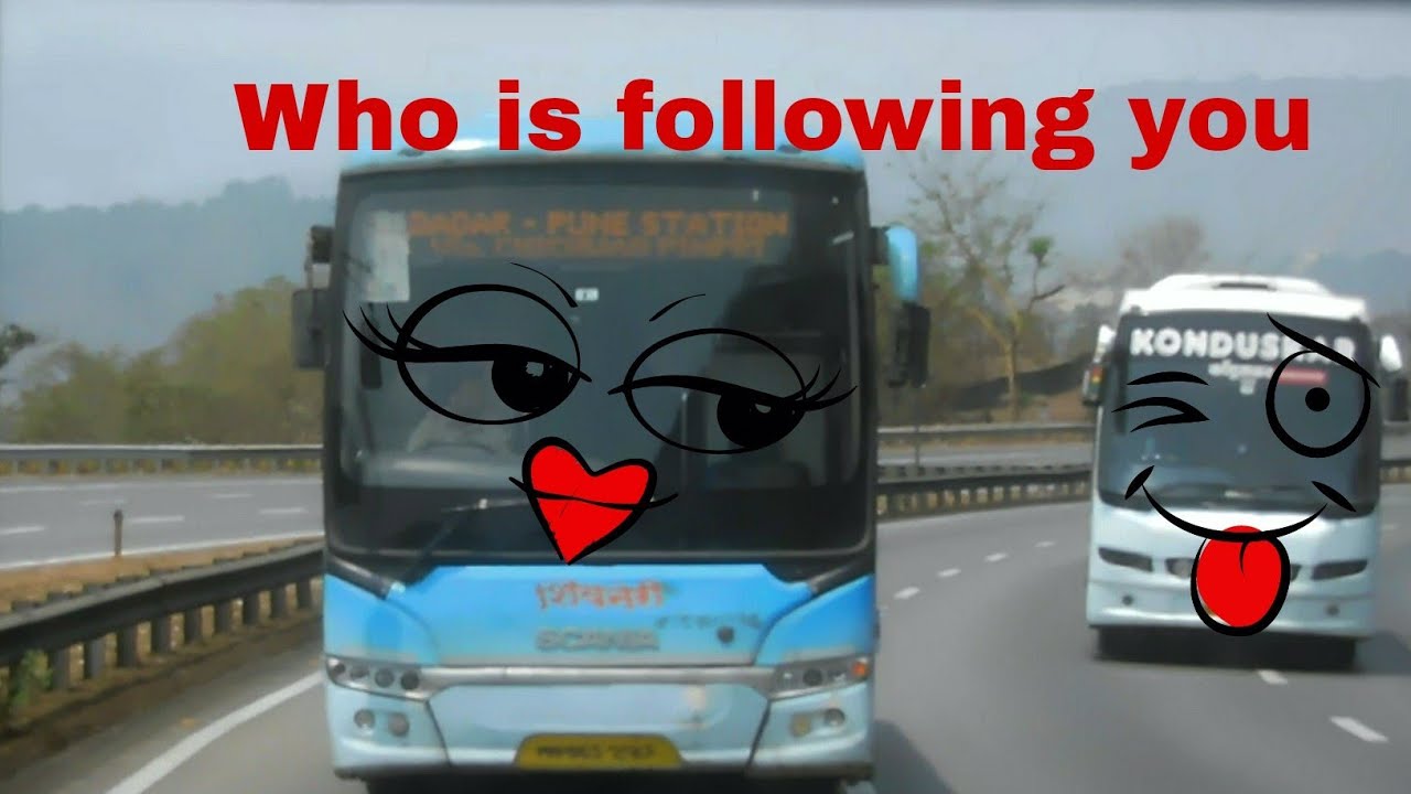 Bus Race | Scania vs Volvo | Mumbai Pune | Express highway