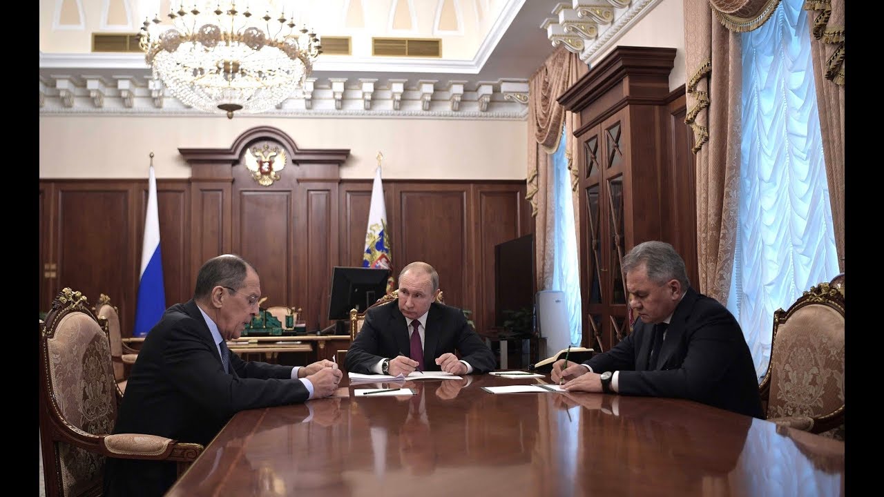 Встреча с Сергеем Лавровым и Сергеем Шойгу