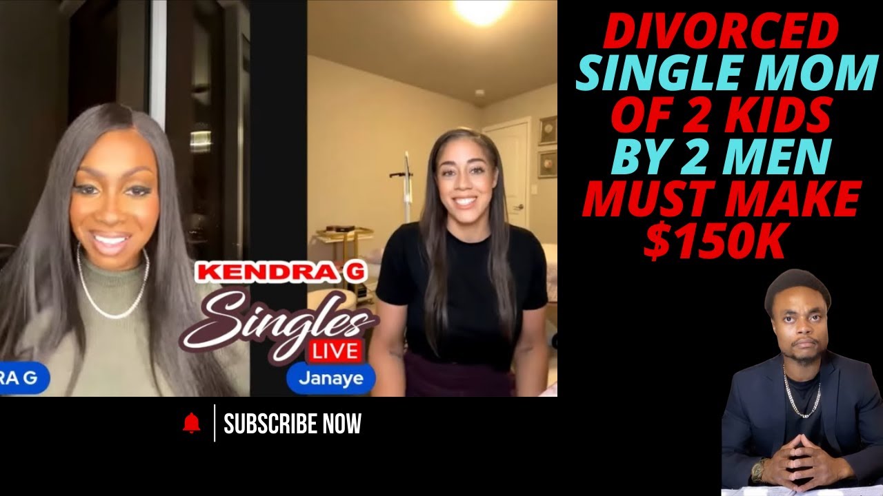 Divorced Today 34 Year Old Single Mom of 2 Kids by 2 Men Seeking Men Making $150K @KendraGMedia