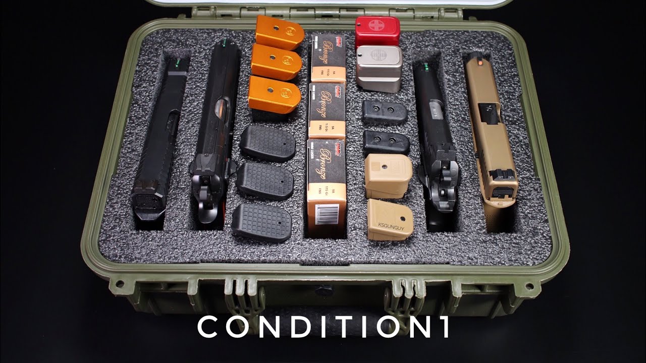 Condition 1 Cases - Get Your Gear To The Range In Style!