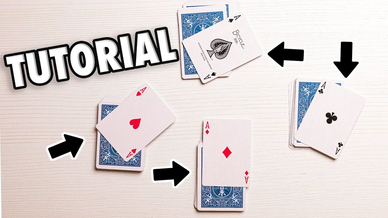 Tutorial: MAGIA IMPOSSIBILE RESA FACILE DA FARE! (4 assi)