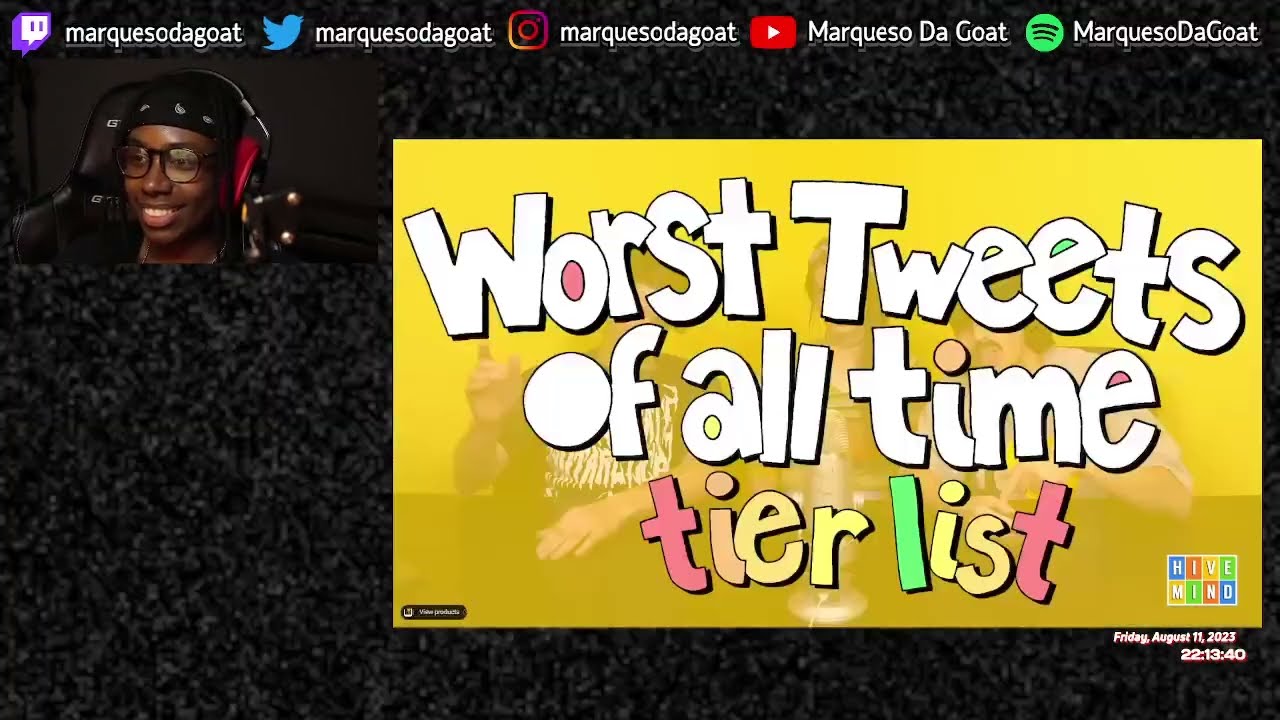 MDG Reacts To HIVEMIND - Worst Tweets of All Time Tier List with @skatievideo | REACTION