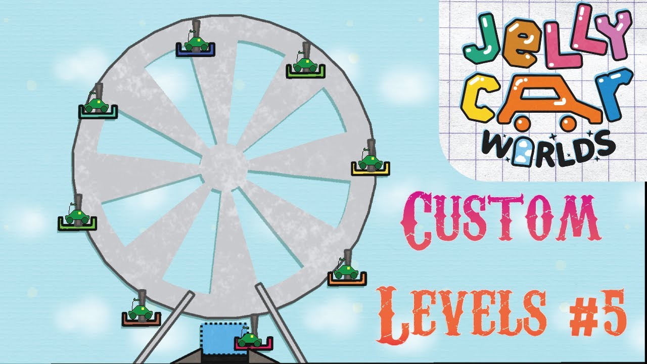 JellyCar Worlds - Custom Levels #5 - Step Right Up - Commentary Playthrough