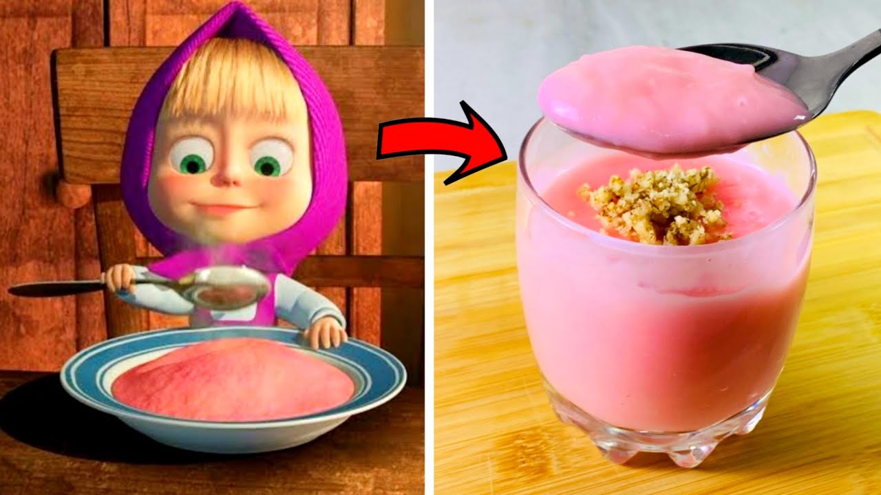Famous Masha And The Bear Testy Poridgge Recipe! Simple Recipe 
