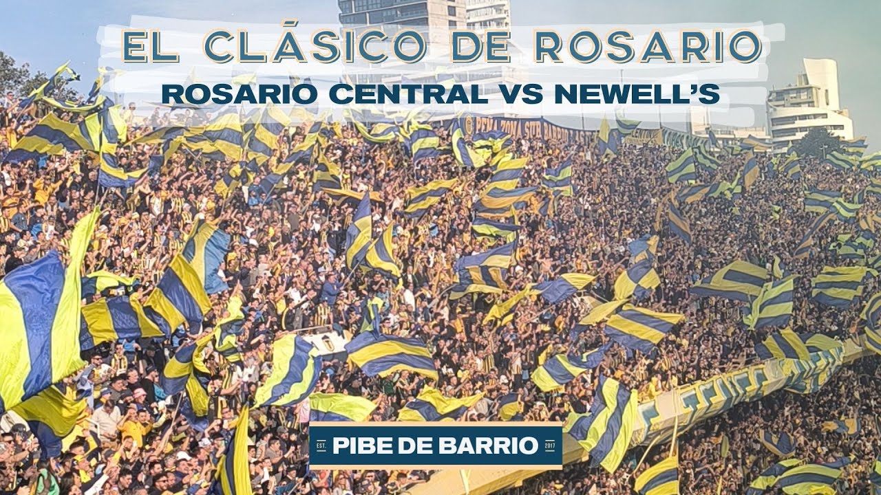 Rosario Central vs Newell's - El cl&aacute;sico de Rosario: Pyro + Flag + Chorip&aacute;n + Goal