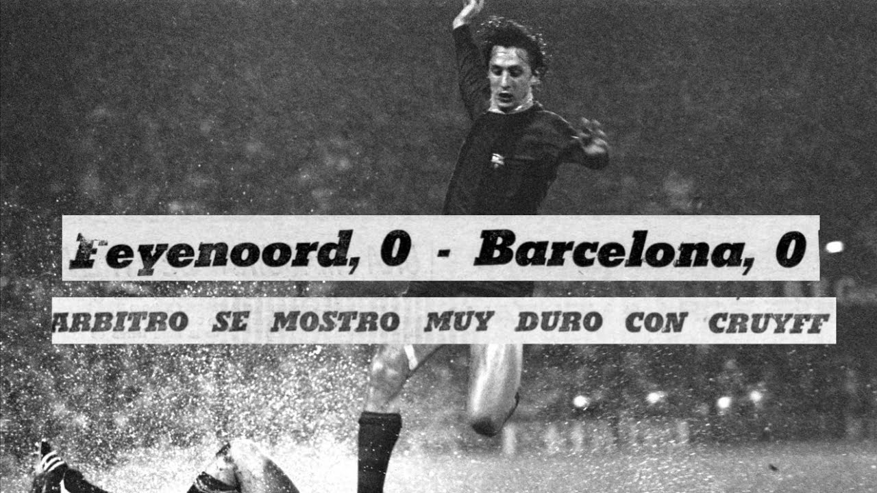 1974/75 Johan Cruyff vs Feyenoord A (European Cup)
