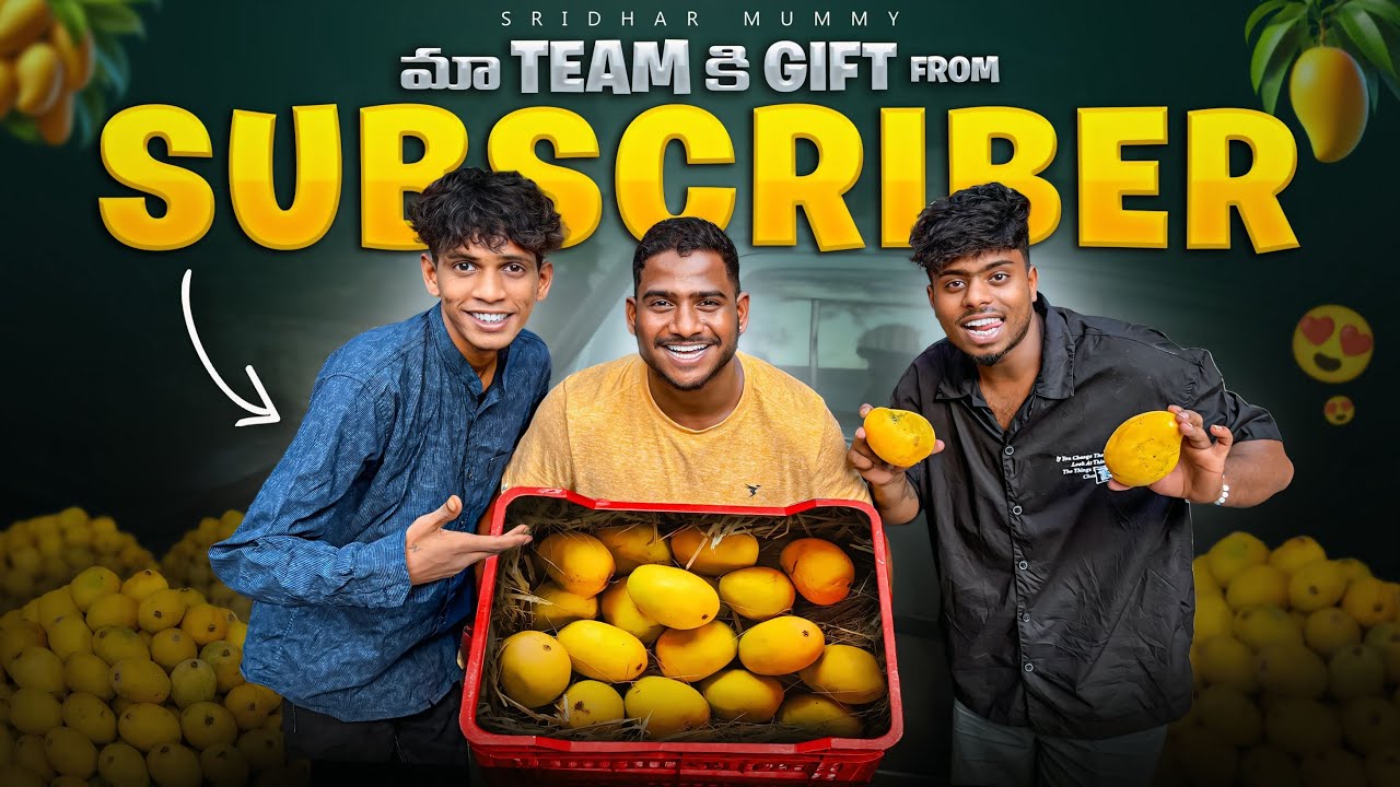 Ma team ki gift from subscriber #sridharmummy